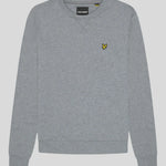 Lyle and Scott Crew Neck Sweatshirt Mid Grey Marl