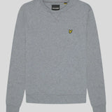 Lyle and Scott Crew Neck Sweatshirt Mid Grey Marl