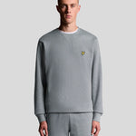 Lyle & Scott Crew Neck Sweatshirt Mid Grey Marl