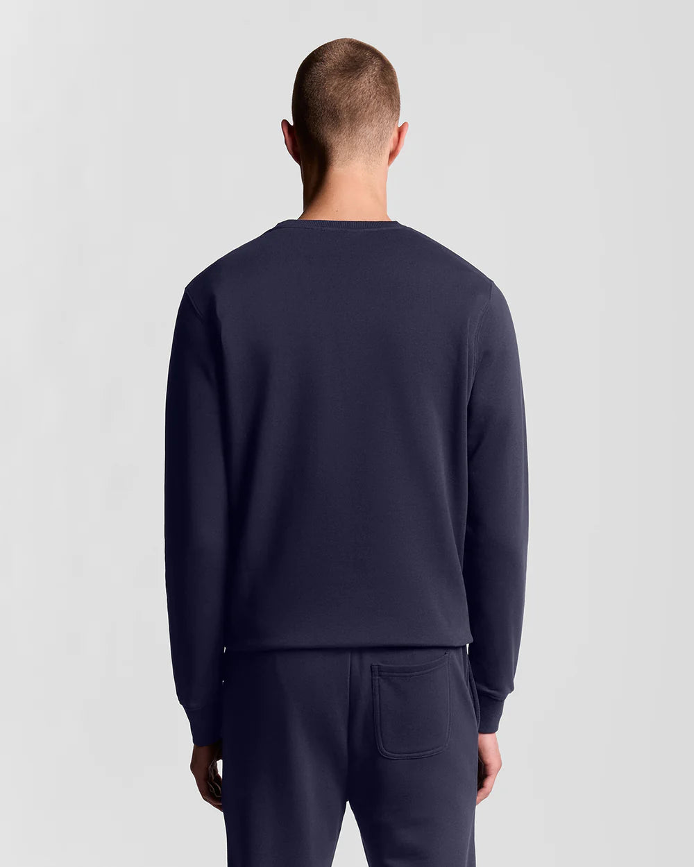 Lyle & Scott Crew Neck Sweatshirt Navy hinten