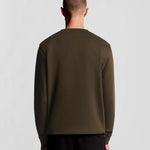 Lyle and Scott Crew Neck Sweatshirt Olive hinten