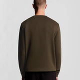 Lyle and Scott Crew Neck Sweatshirt Olive hinten