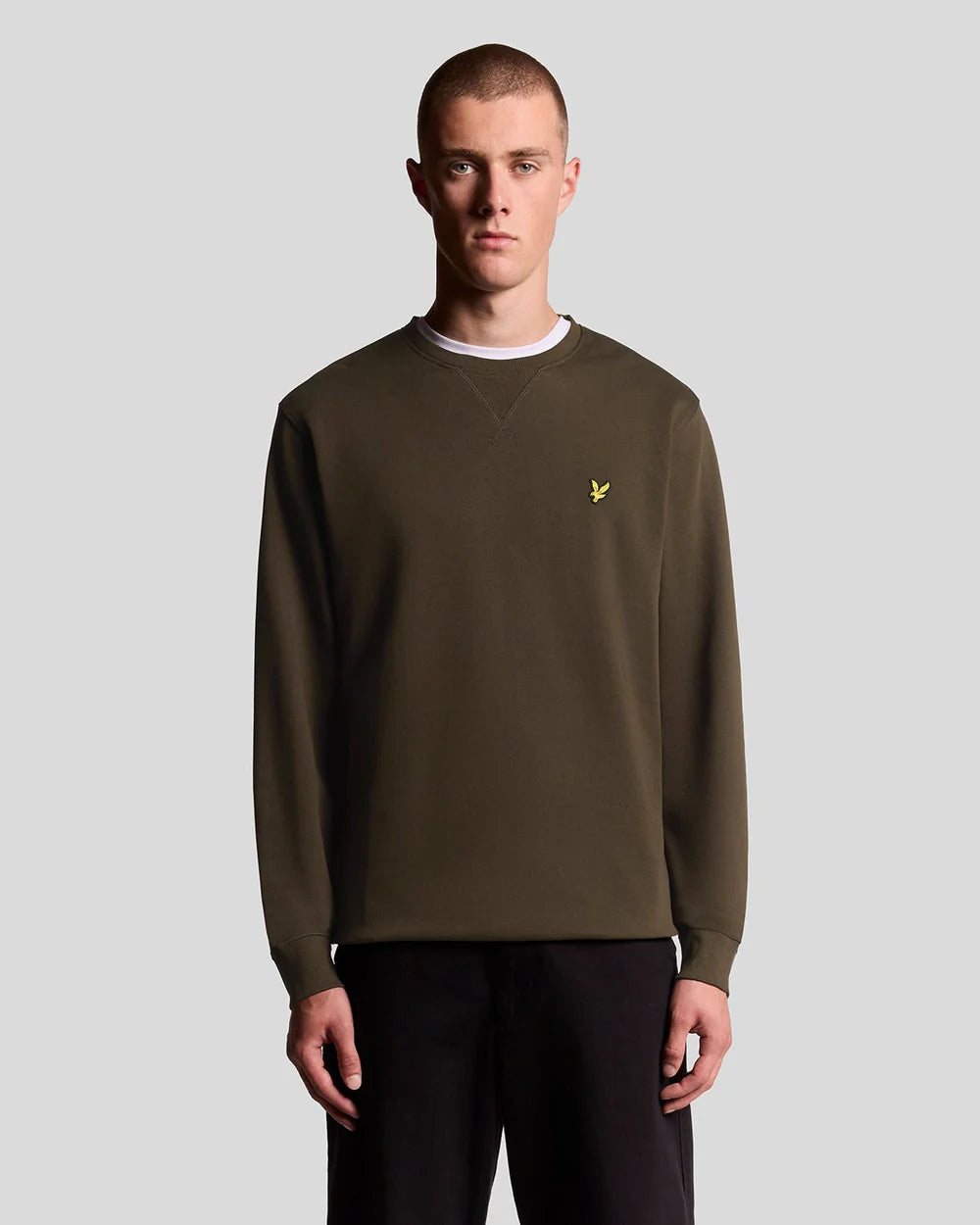 Lyle & Scott Crew Neck Sweatshirt Olive