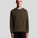 Lyle & Scott Crew Neck Sweatshirt Olive