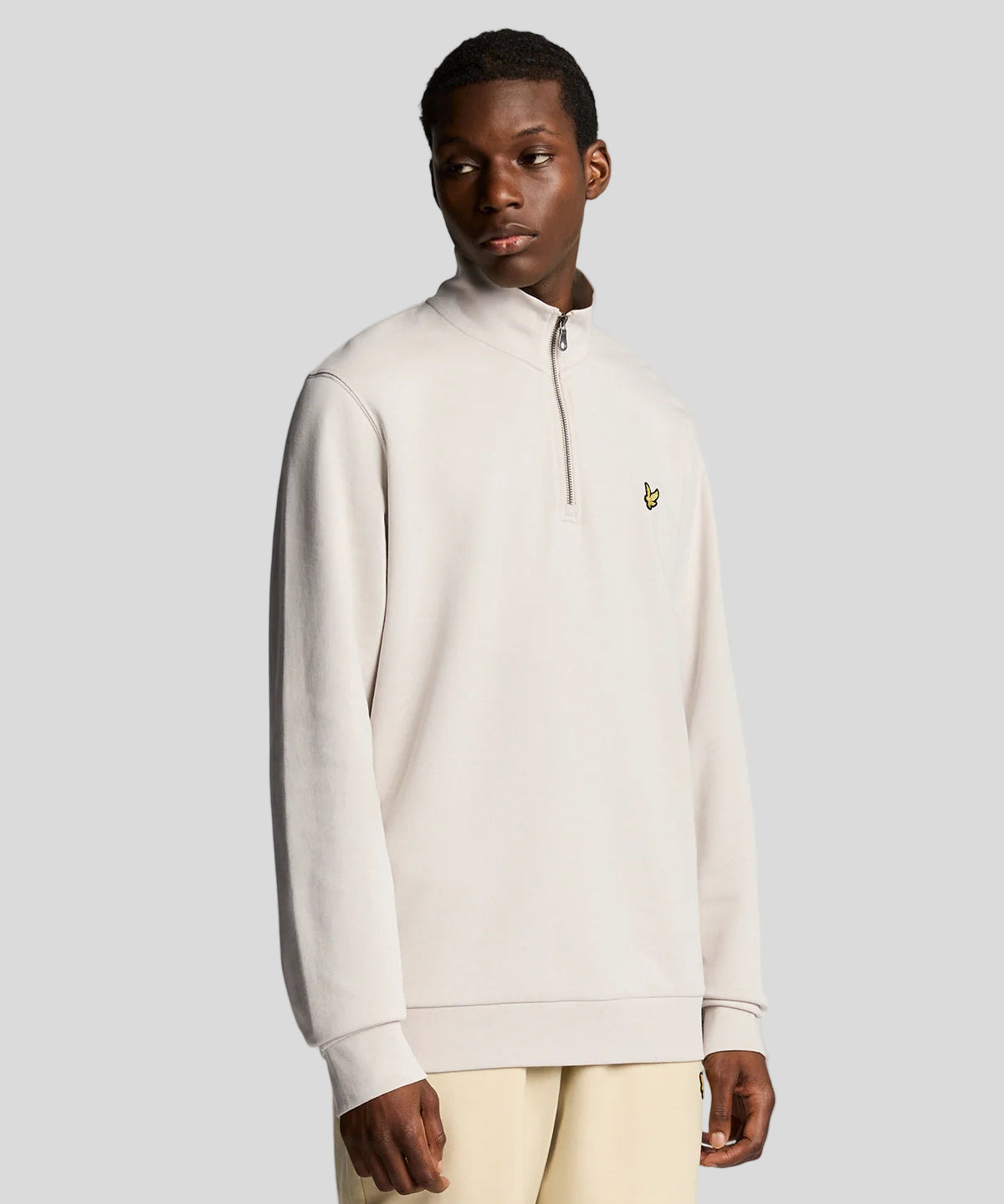 Lyle and Scott Loopback Quarter Zip Sweat Cove