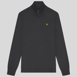 Lyle and Scott Loopback Quarter Zip Sweat Gunmetal