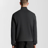 Lyle and Scott Loopback Quarter Zip Sweat Gunmetal-hinten