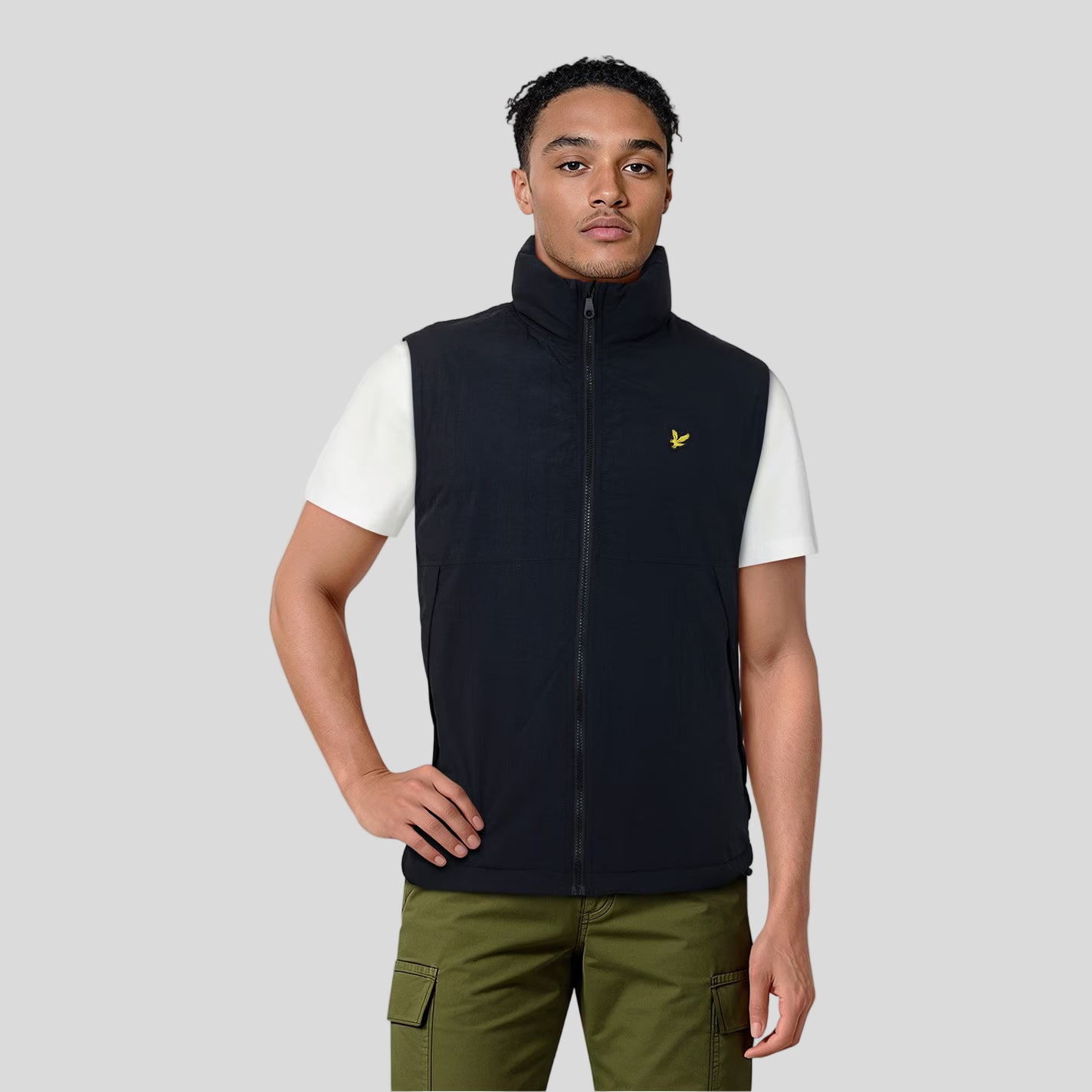 Lyle & Scott Padded Puffer Gilet Jet Black