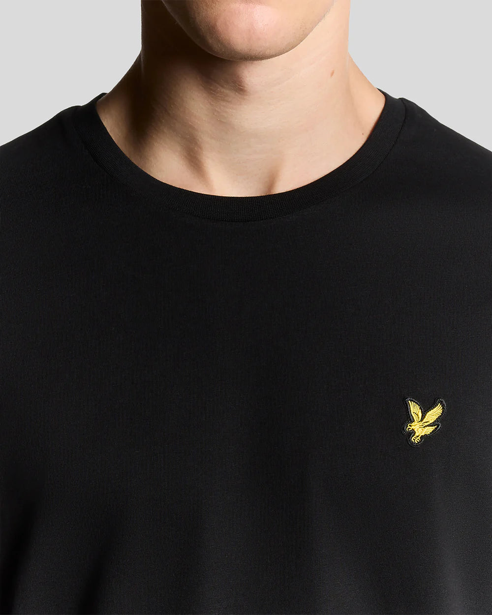Lyle & Scott Plain T-Shirt Jet Black Detailansicht