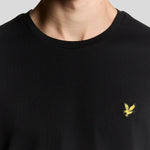 Lyle & Scott Plain T-Shirt Jet Black Detailansicht
