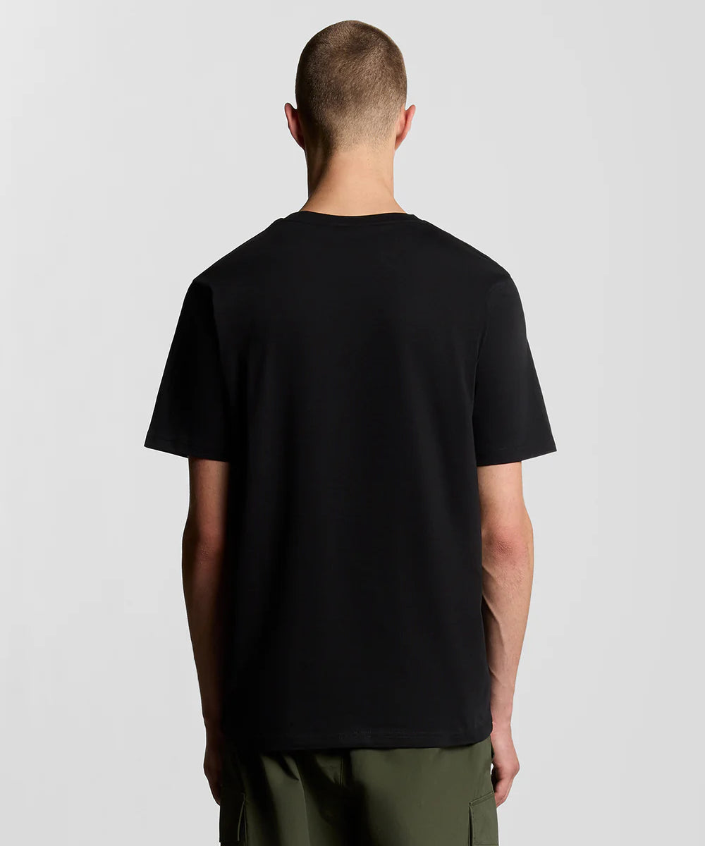 Lyle & Scott Plain T-Shirt Jet Black hinten