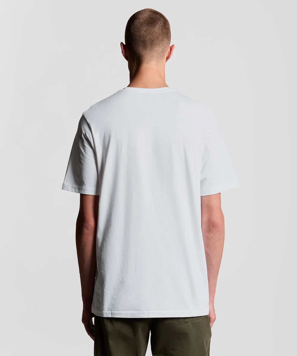Lyle & Scott Plain T-Shirt White hinten
