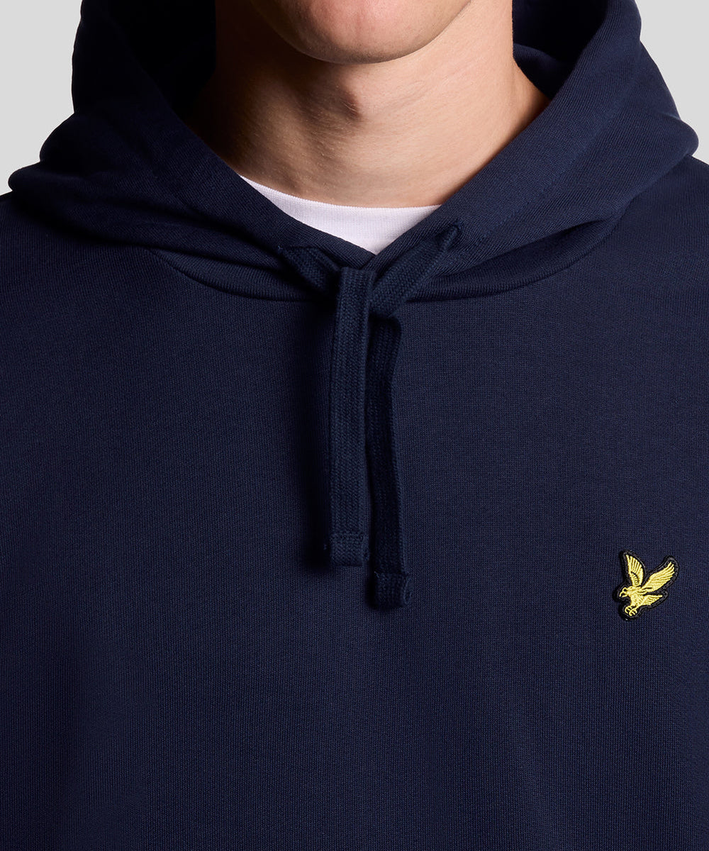 Lyle and Scott Pullover Hoodie Navy Detailansicht