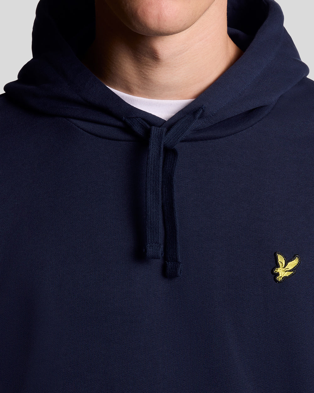 Lyle and Scott Pullover Hoodie Navy Detailansicht