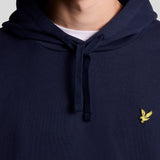 Lyle and Scott Pullover Hoodie Navy Detailansicht