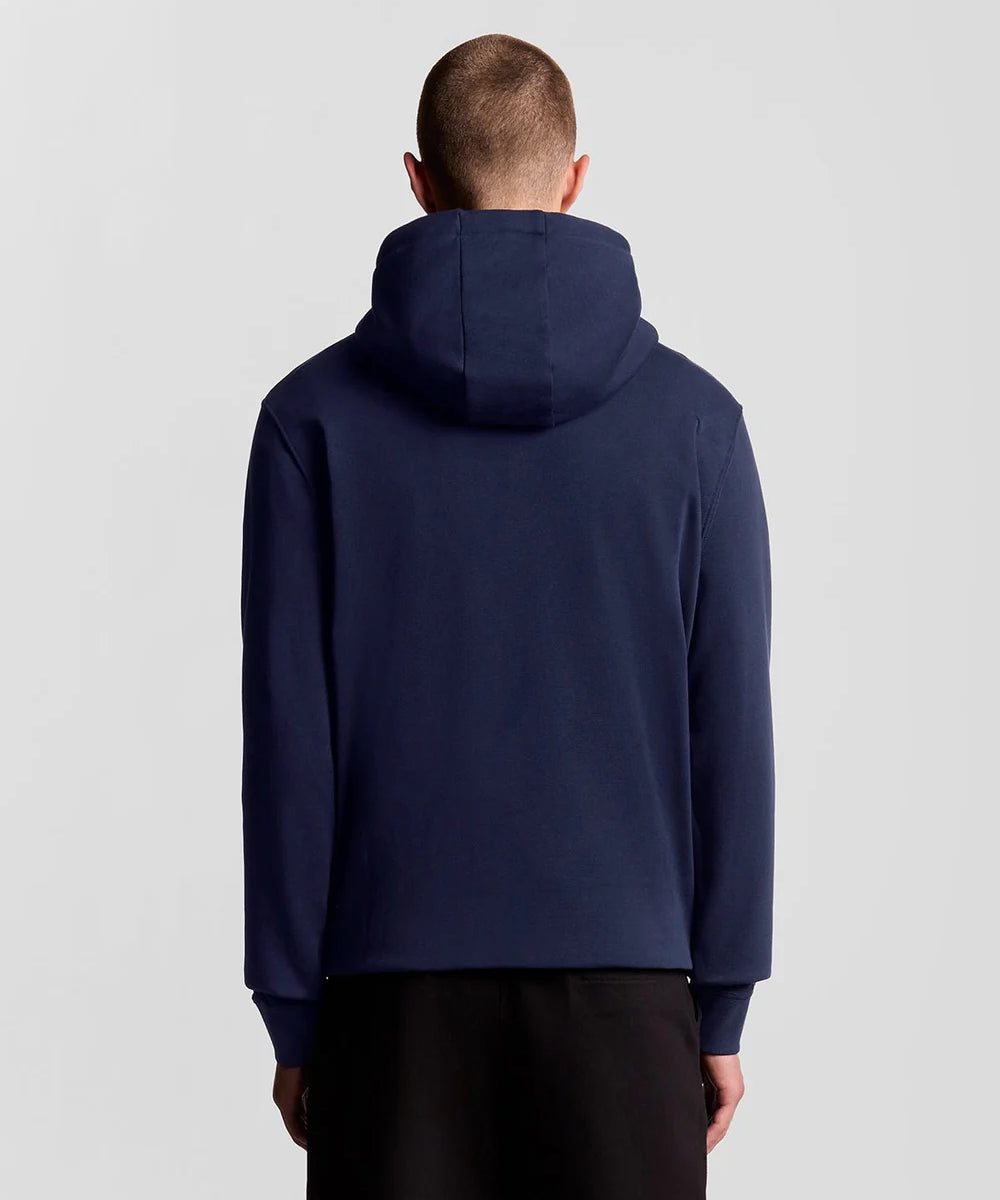 Lyle and Scott Pullover Hoodie Navy hinten