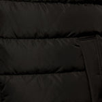 Lyle and Scott Quilted Jacket Jet Black Detailansicht