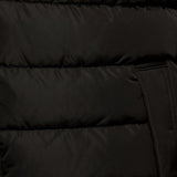 Lyle and Scott Quilted Jacket Jet Black Detailansicht