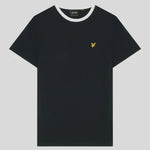 Lyle and Scott Ringer T-Shirt Dark Navy White