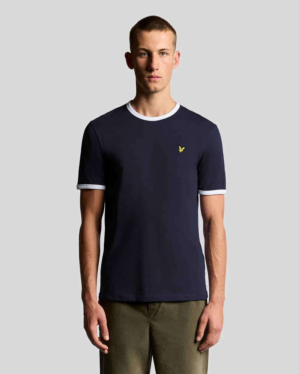 Lyle & Scott Ringer T-Shirt Dark Navy White