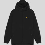 Lyle & Scott Zip Through Hooded Jacket Jet Black