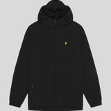 Lyle & Scott Zip Through Hooded Jacket Jet Black