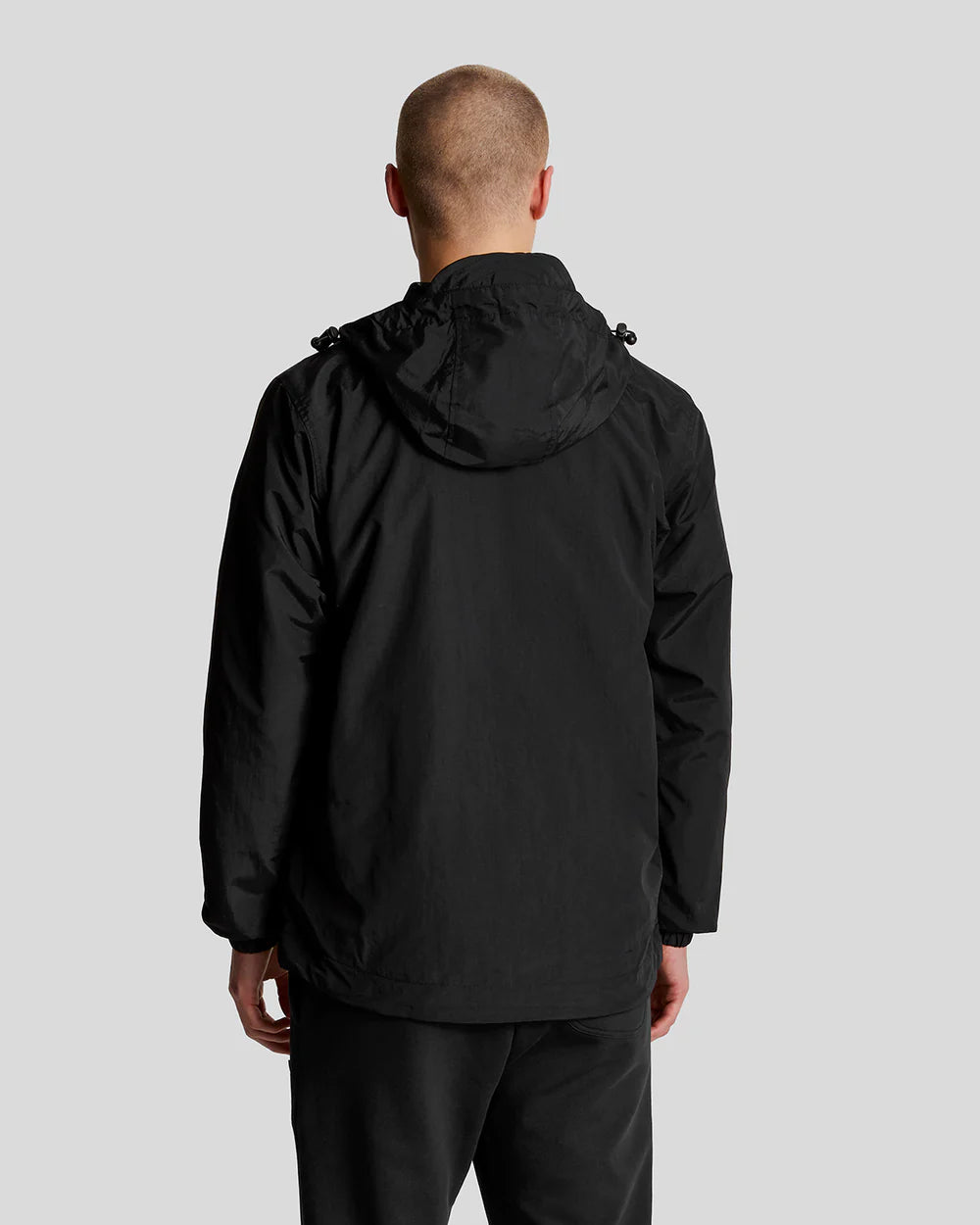 Lyle & Scott Zip Through Hooded Jacket Jet Black hinten