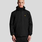 Lyle & Scott Zip Through Hooded Jacket - Jet Black
