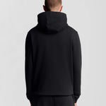 Lyle and Scott Zip Through Hoodie Jet Black hinten
