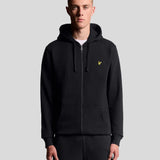 Lyle & Scott Zip Through Hoodie - Jet Black