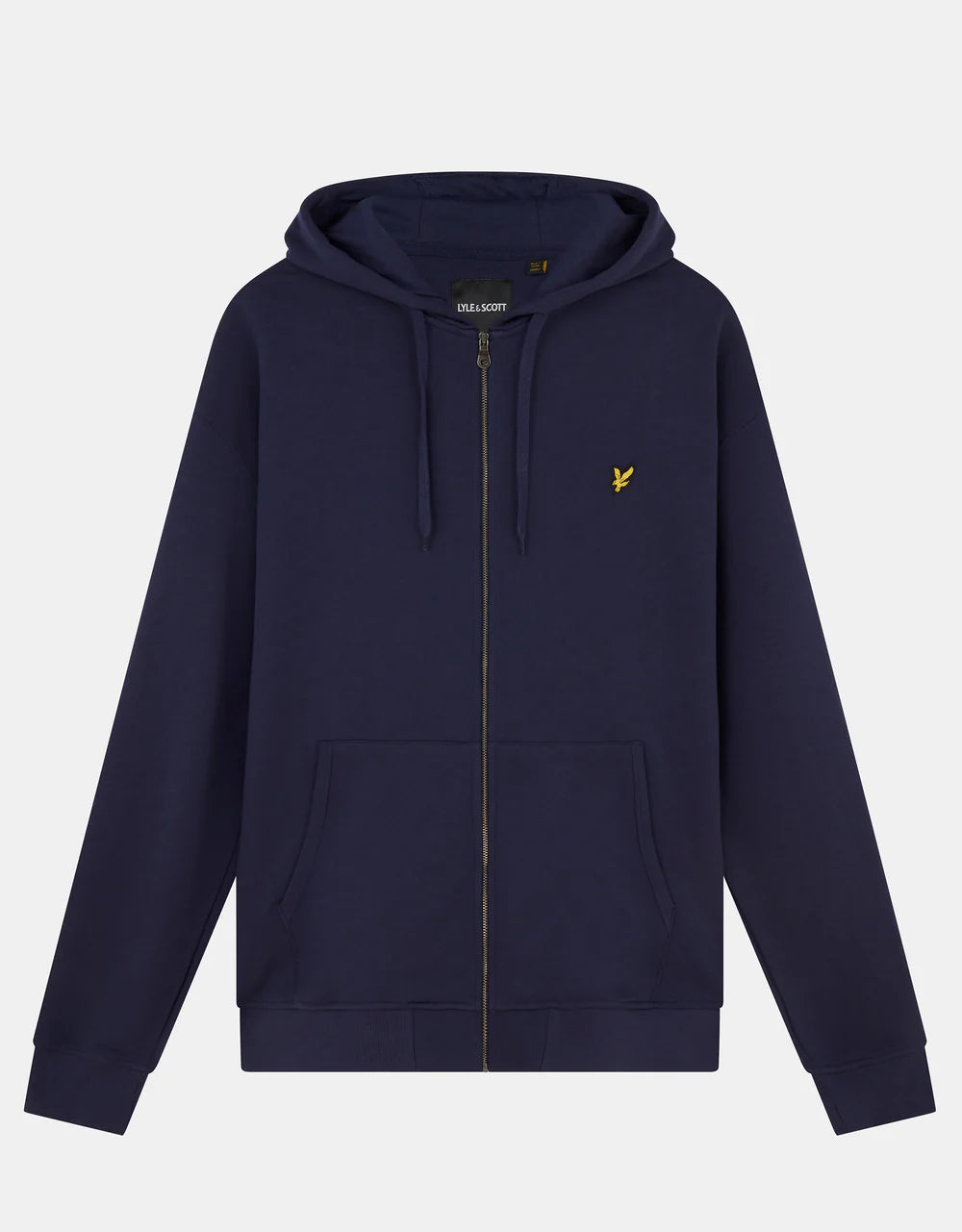 Lyle and Scott Zip Through Hoodie Navy
