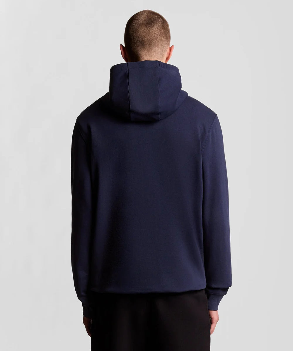 Lyle & Scott Zip Through Hoodie Navy hinten