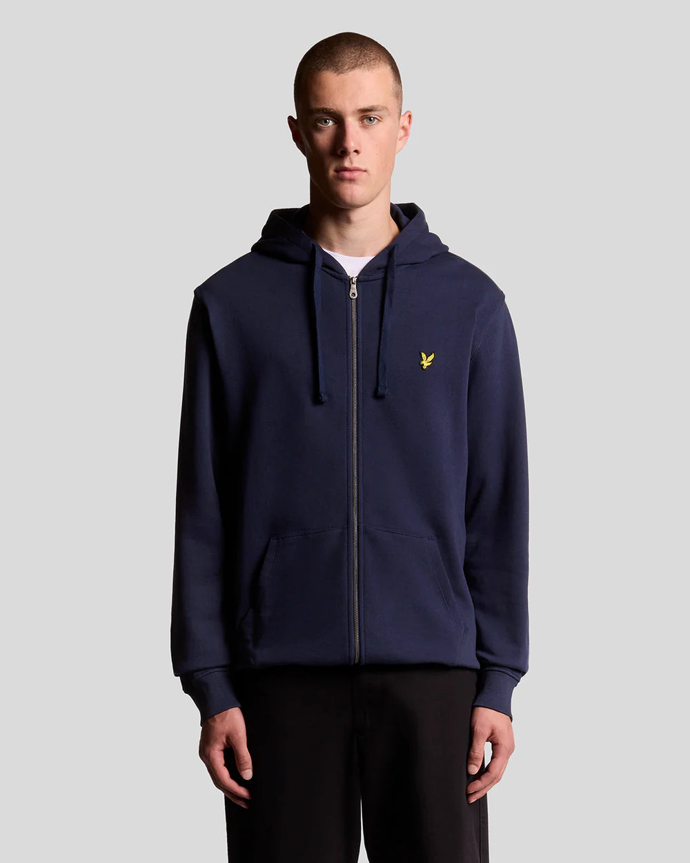 Lyle & Scott Zip Through Hoodie Navy