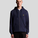 Lyle & Scott Zip Through Hoodie Navy