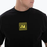 Peaceful Hooligan Lines T-Shirt Black Detailansicht 
