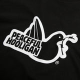Peaceful Hooligan Outline T-Shirt Black Detailansicht