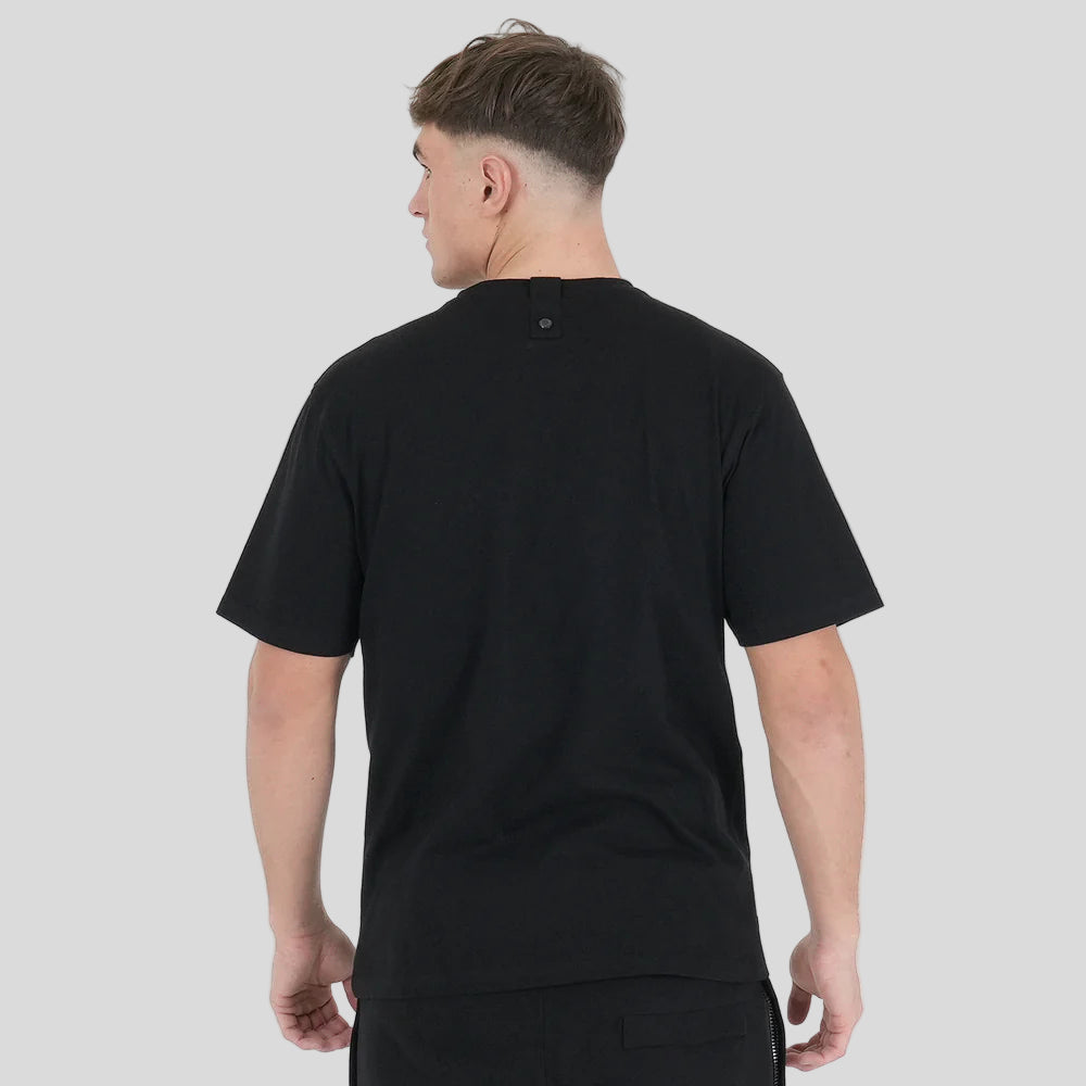 Peaceful Hooligan Outline T Shirt Black hinten
