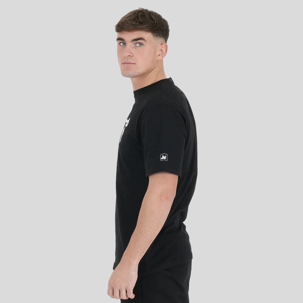 Peaceful Hooligan Outline T Shirt Black seitlich