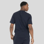 Peaceful Hooligan Outline T-Shirt Navy von hinten