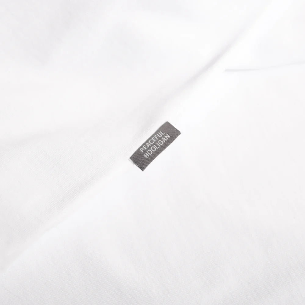 Peaceful Hooligan Outline T-Shirt White Detailansicht