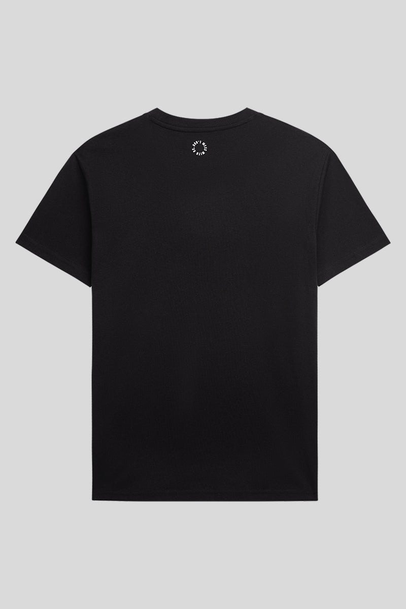 Unfair Athletics Classic Label T-Shirt Black hinten