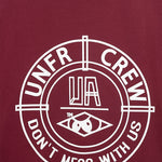 Unfair Athletics DMWU BP T-Shirt Burgundy Detailansicht hinten