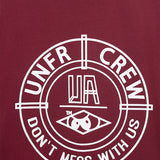 Unfair Athletics DMWU BP T-Shirt Burgundy Detailansicht hinten