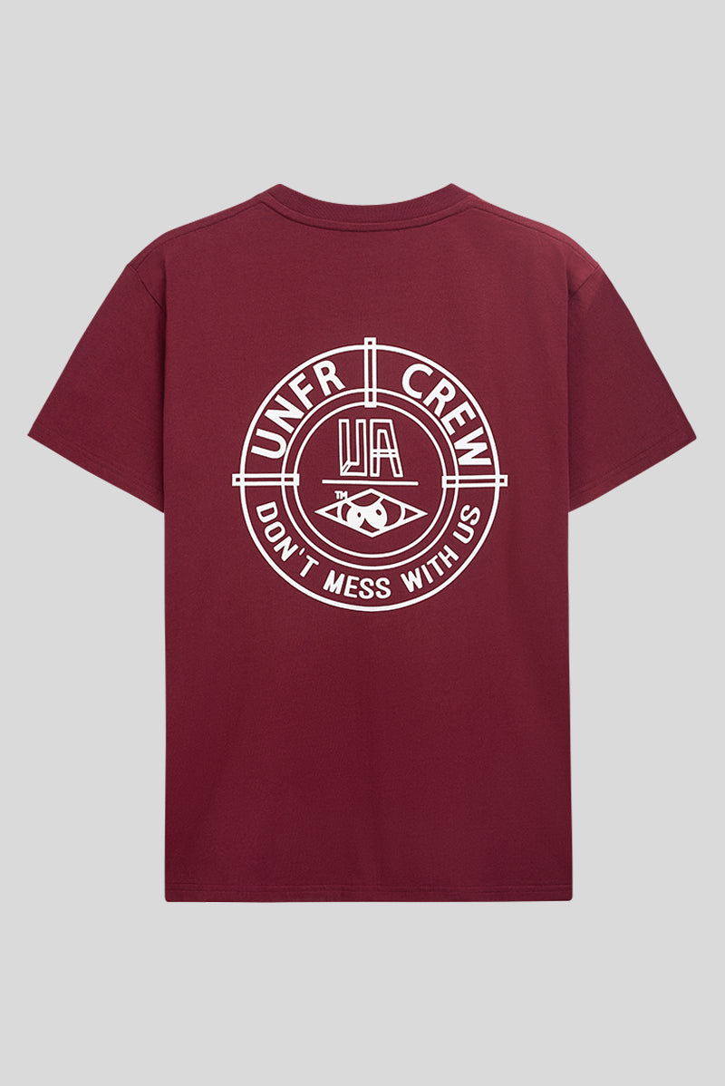 Unfair Athletics DMWU BP T-Shirt - Burgundy Rückansicht