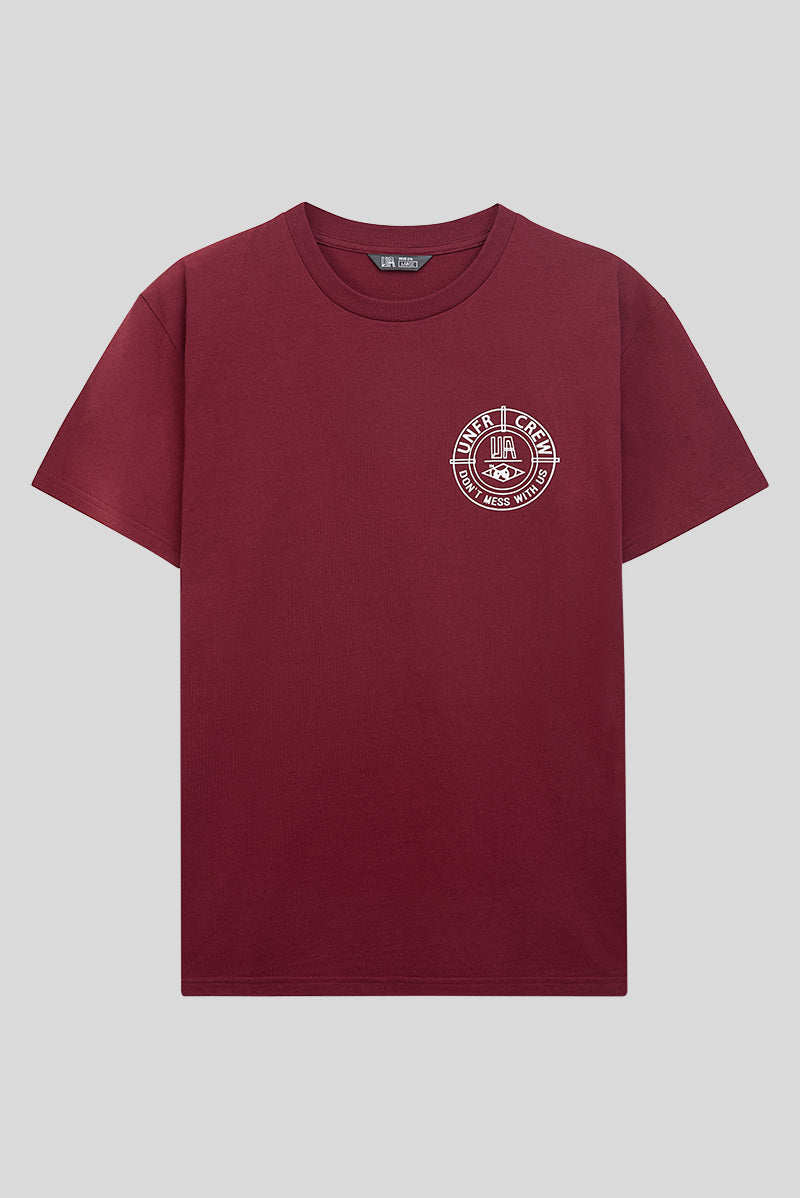 Unfair Athletics DMWU BP T-Shirt Burgundy Vorderansicht