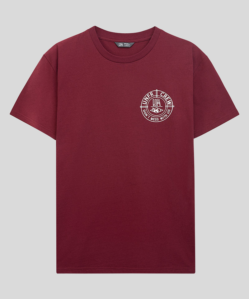 Unfair Athletics DMWU BP T-Shirt Burgundy Vorderansicht