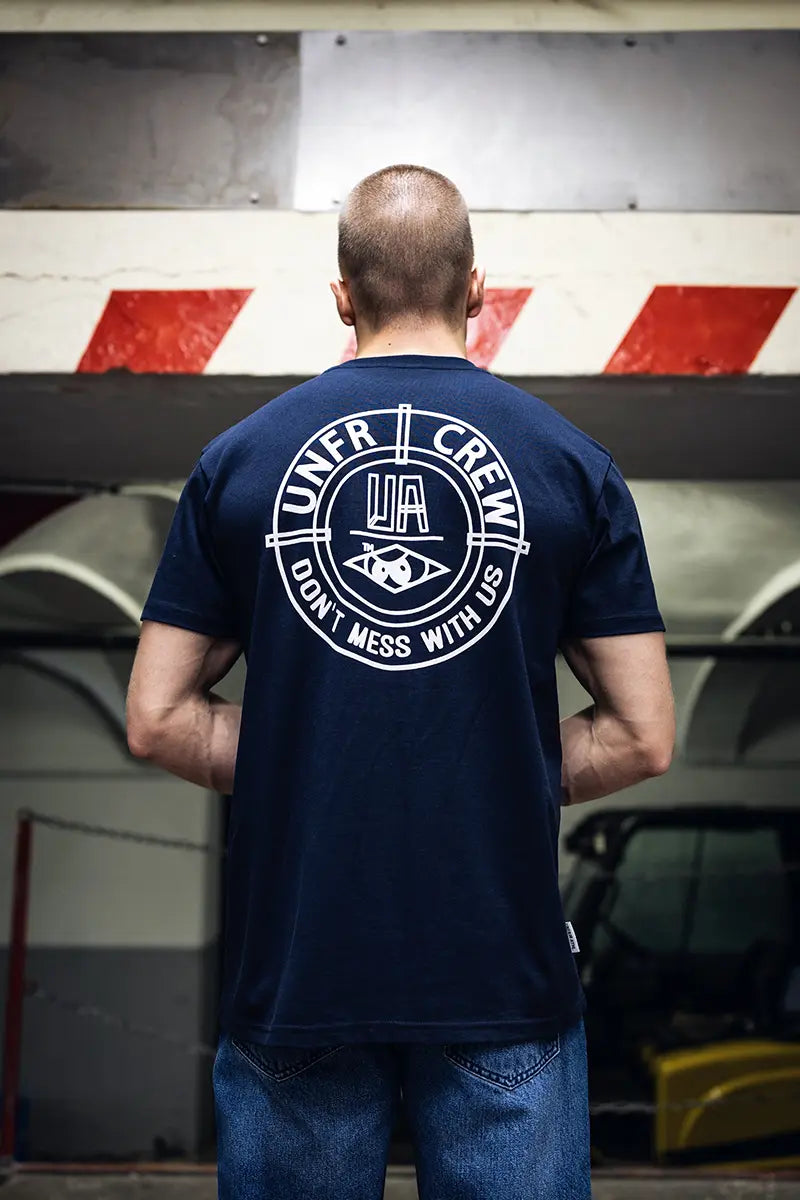 Unfair Athletics DMWU BP T-Shirt Navy hinten
