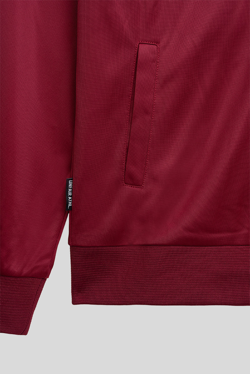 Unfair Athletics DMWU Tracktop Burgundy Detailansicht