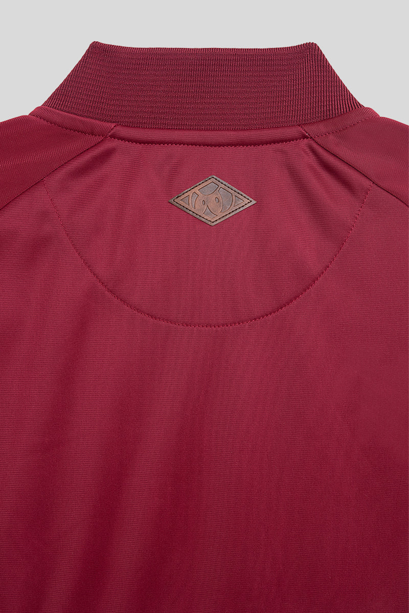 Unfair Athletics DMWU Tracktop Burgundy Detailansicht hinten