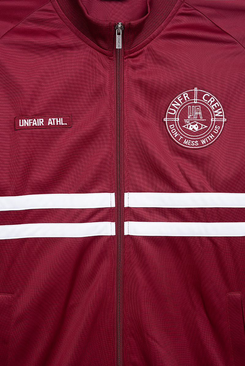 Unfair Athletics DMWU Tracktop Burgundy Detailansicht